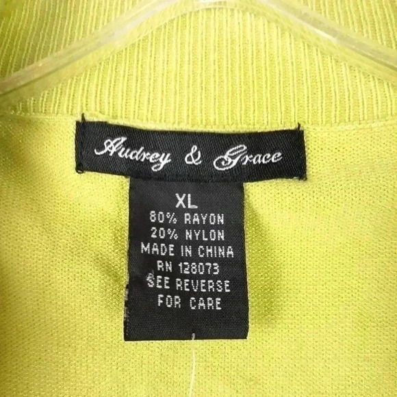 Audrey and Grace Top Size XL NWT - Picture 5 of 7